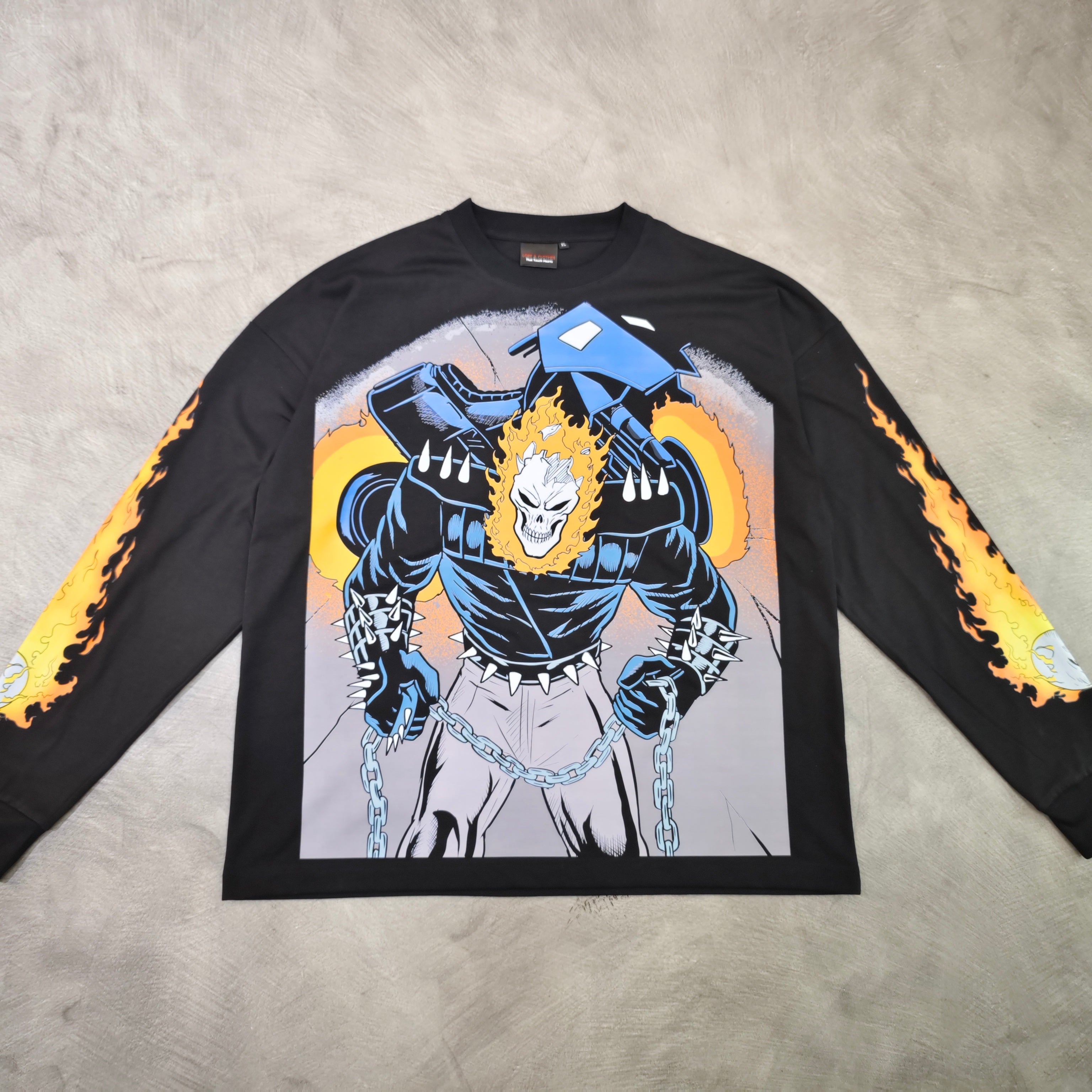 MEGALORE GHOST RIDER LONG SLEEVE TEE