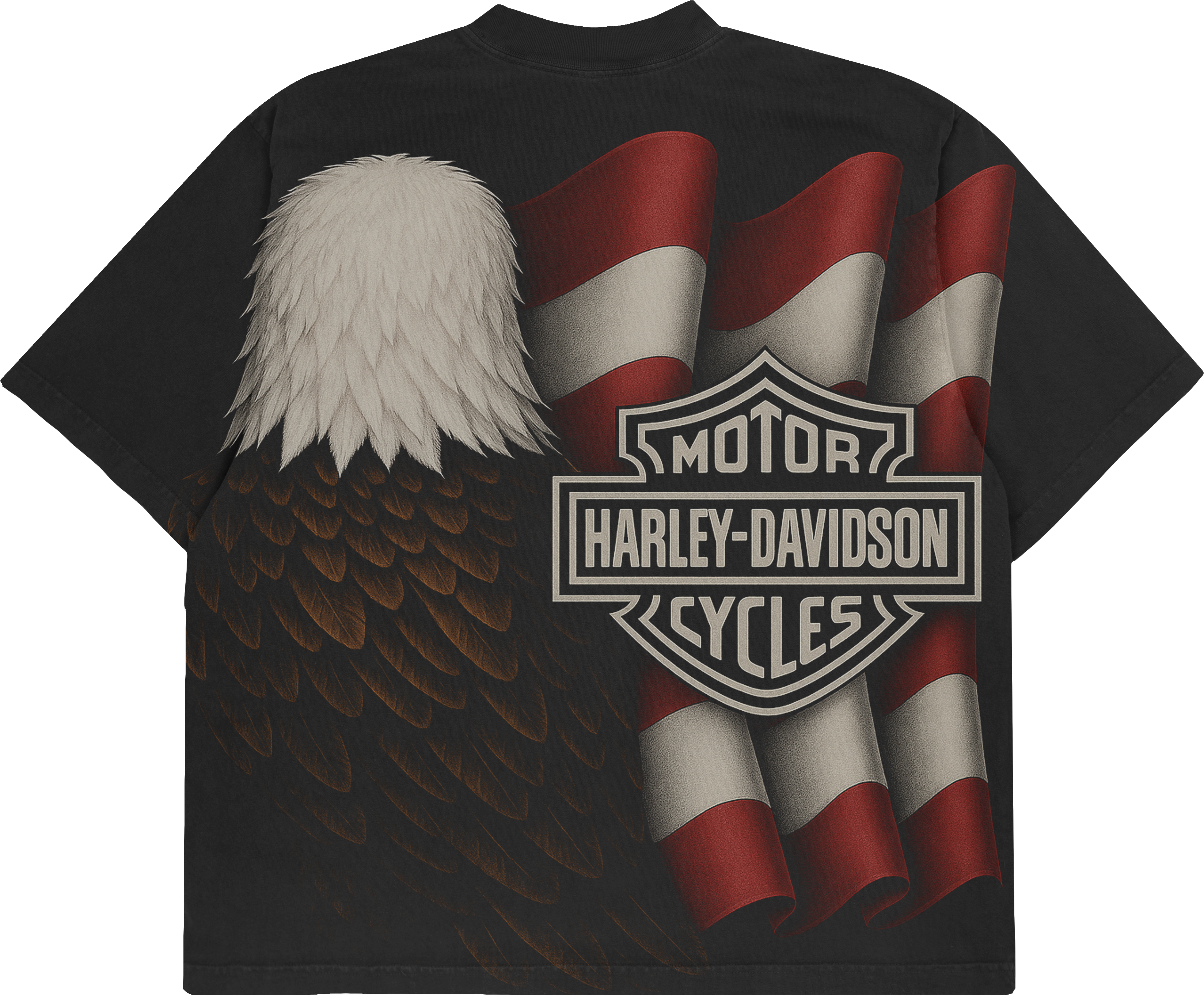MEGALORE HARLEY EAGLE AOP TEE