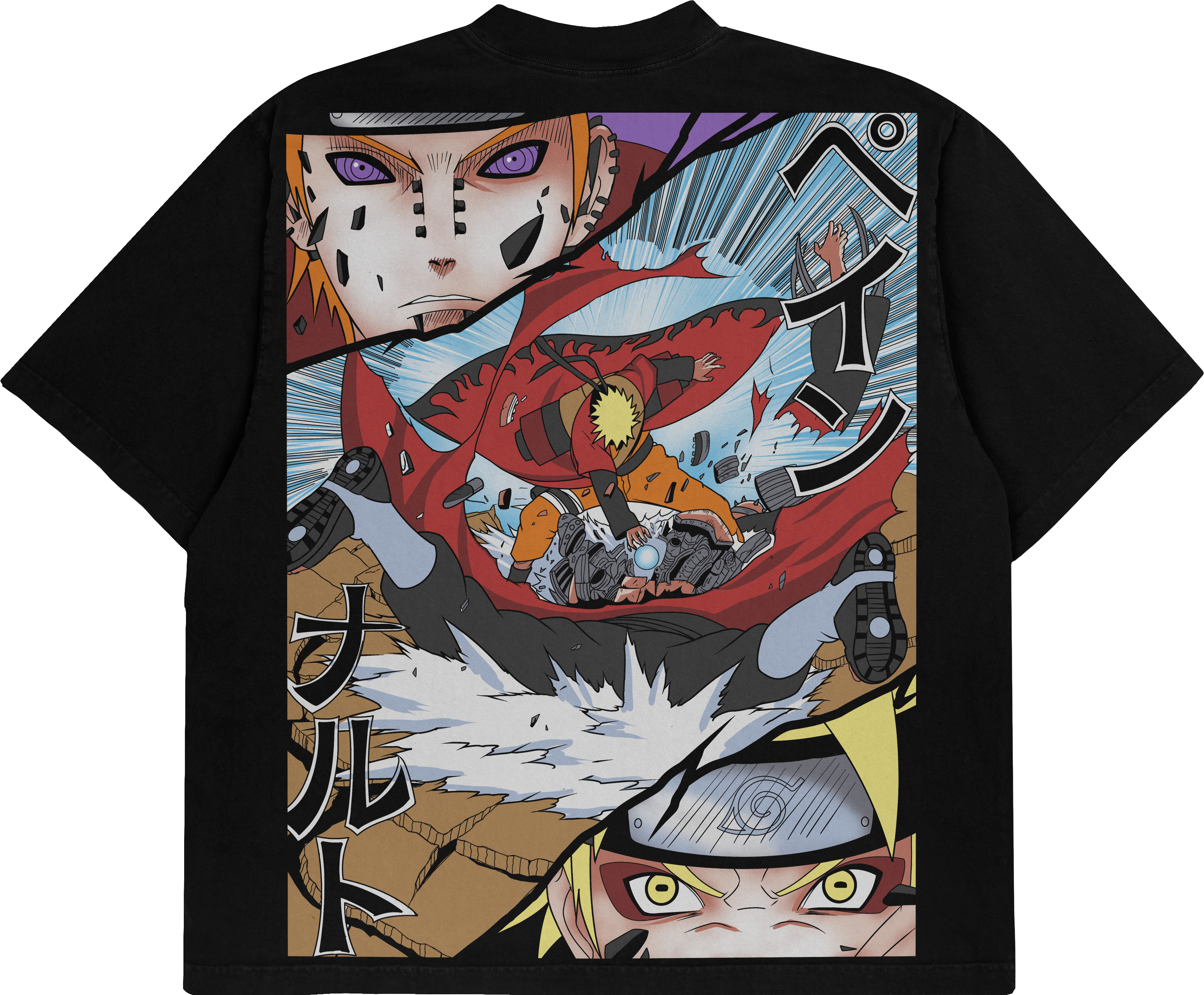 MEGALORE NARUTO VS PAIN TEE